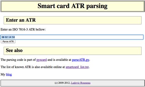 smart card atr number|smart card atr parsing.